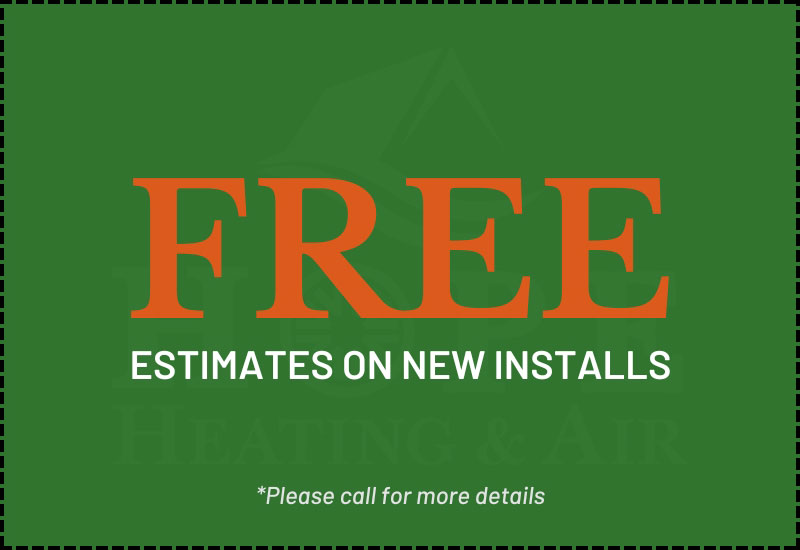 Free Estimate on new Install